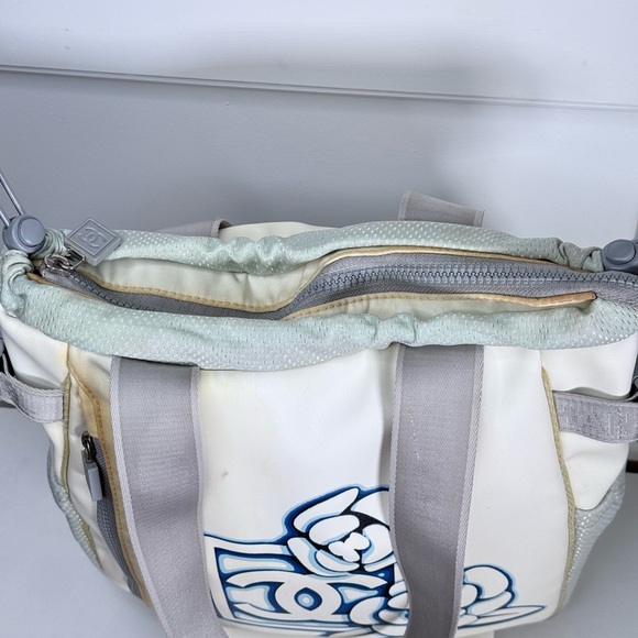 Authentic Chanel Sports Line Camellia Shoulder Tote Bag - Picture 10 of 12